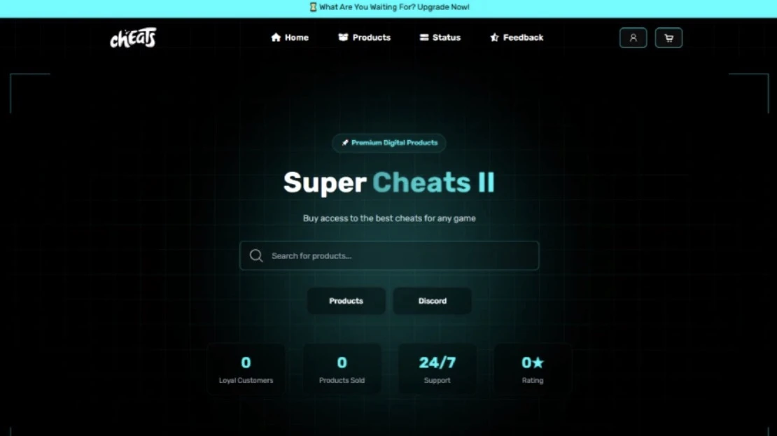 Cheats | Theme (Cyan)